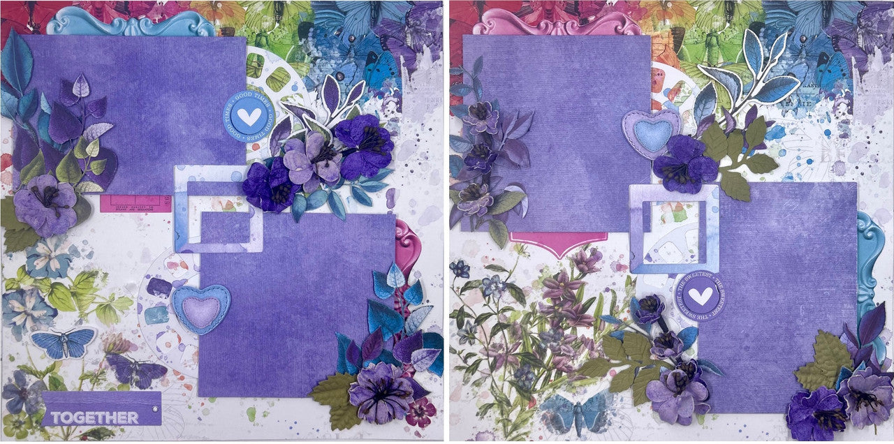 Buenos tiempos Diseño de 2 páginas